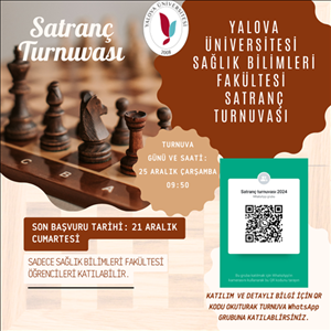 Fakültemiz Satranç Turnuvası 